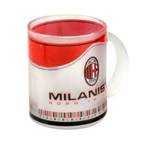Milan krus i glas med emblem